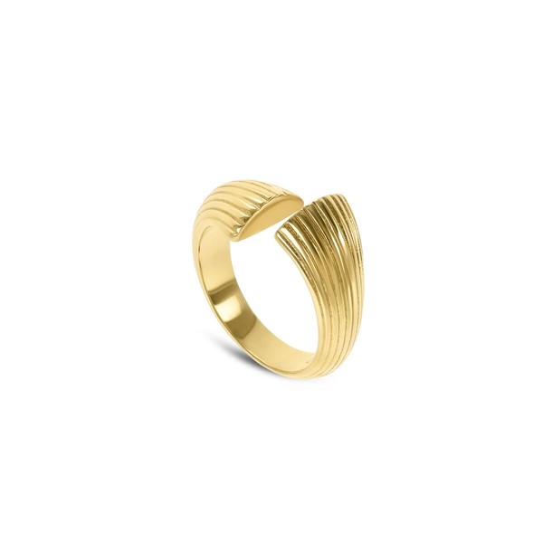 Ladies' Ring One Jewels OJBR05G-4 Golden 4